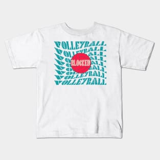 Funny Volleyball Design Kids T-Shirt